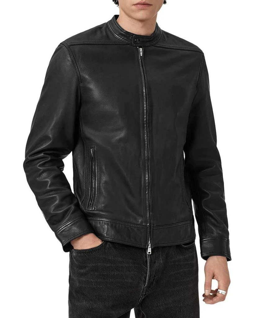 ALL SAINTS Holt Leather Jacket 4