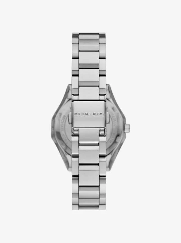 Michael Kors Mini Raquel Pavé Silver-Tone Watch 3