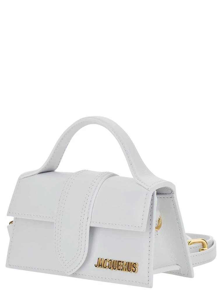 Jacquemus le Bambino White Handbag With Removable Shoulder Strap In Leather Woman 2