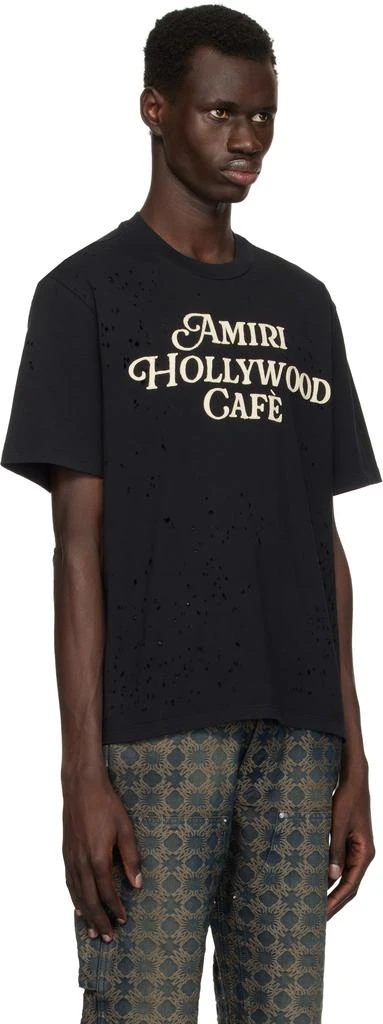 AMIRI Black 'Amiri Hollywood Cafè' T-shirt 2