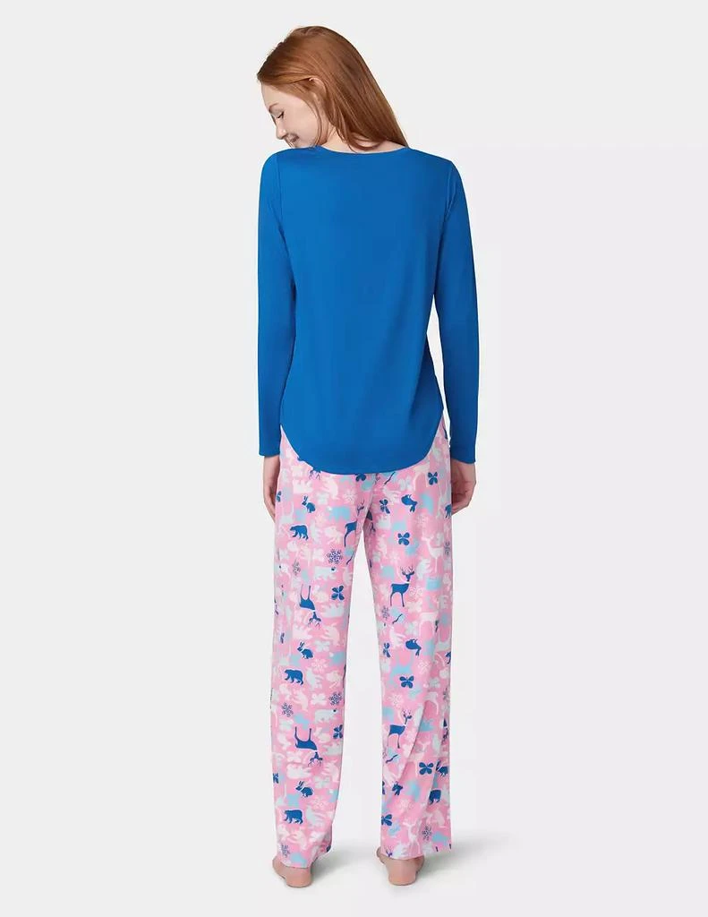 Hue Women's 2-Pc. Timeless Soft Jersey Packaged Pajama Set 2