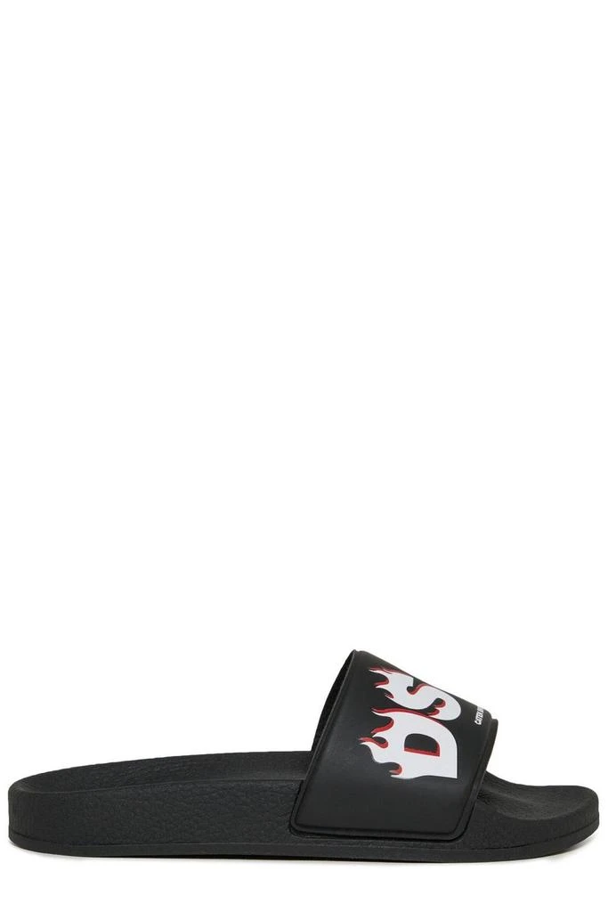 DSQUARED2 Dsquared2 Kids Logo Printed Slides