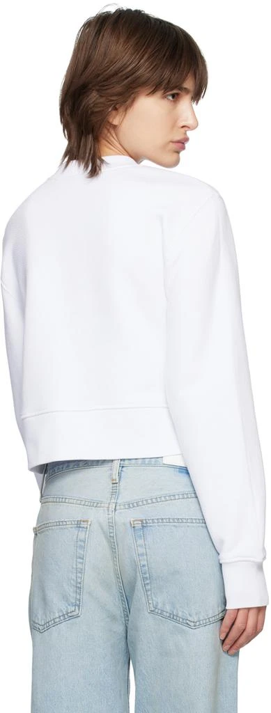 Palm Angels White Getty Miami Sweatshirt 3