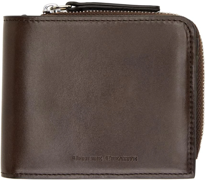 Officine Creative Brown Berge 004 Wallet 1