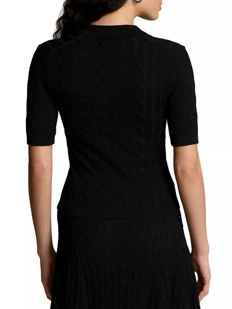 Ralph Lauren Cable-Knit Polo Cardigan 4