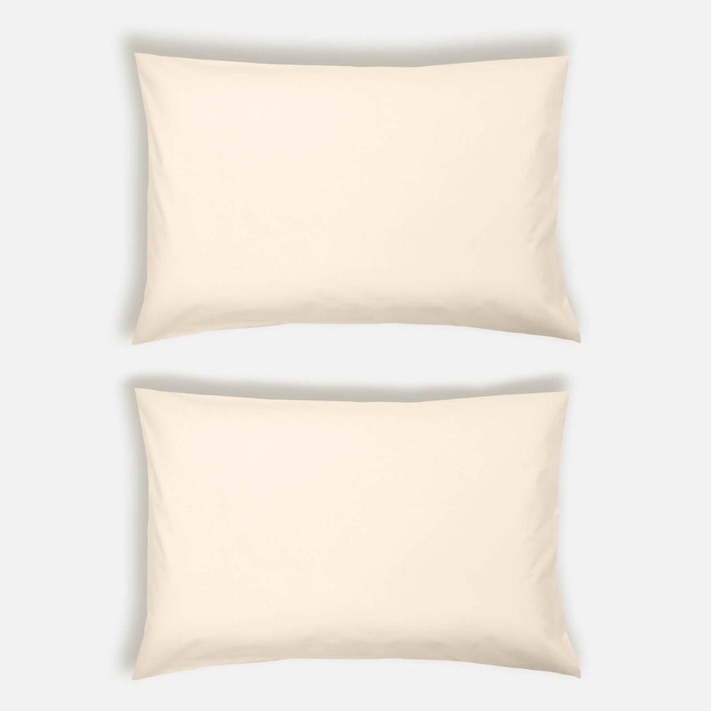 in homeware ïn home 200 Thread Count 100% Organic Cotton Pillowcase Pair - Natural