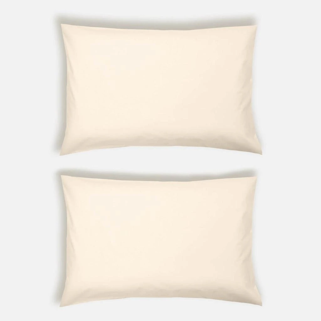 ïn home ïn home 200 Thread Count 100% Organic Cotton Pillowcase Pair - Natural 1