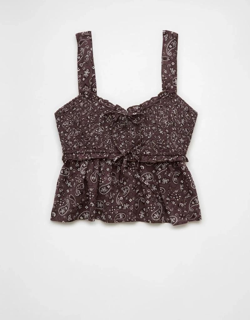 AE AE Smocked Babydoll Shirt 3