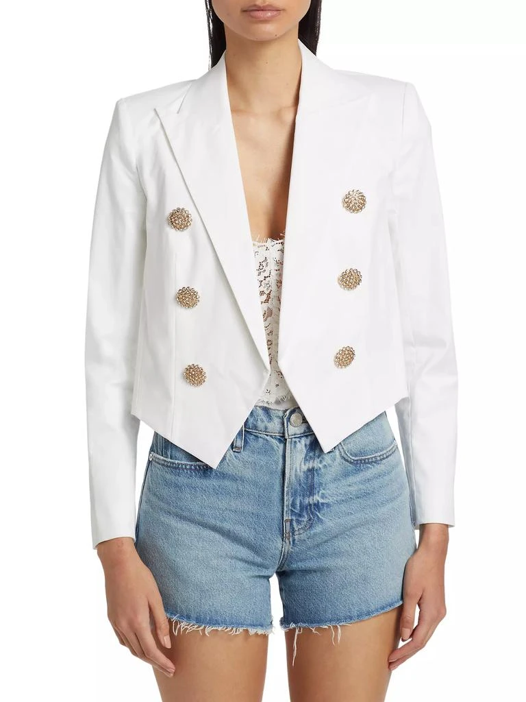 L'Agence Lila Embellished Boxy Blazer 3