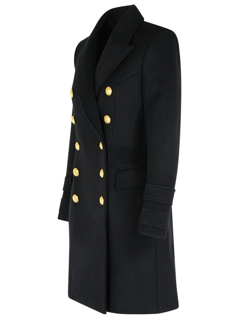 Balmain Balmain Double Breasted Straight Hem Coat 3