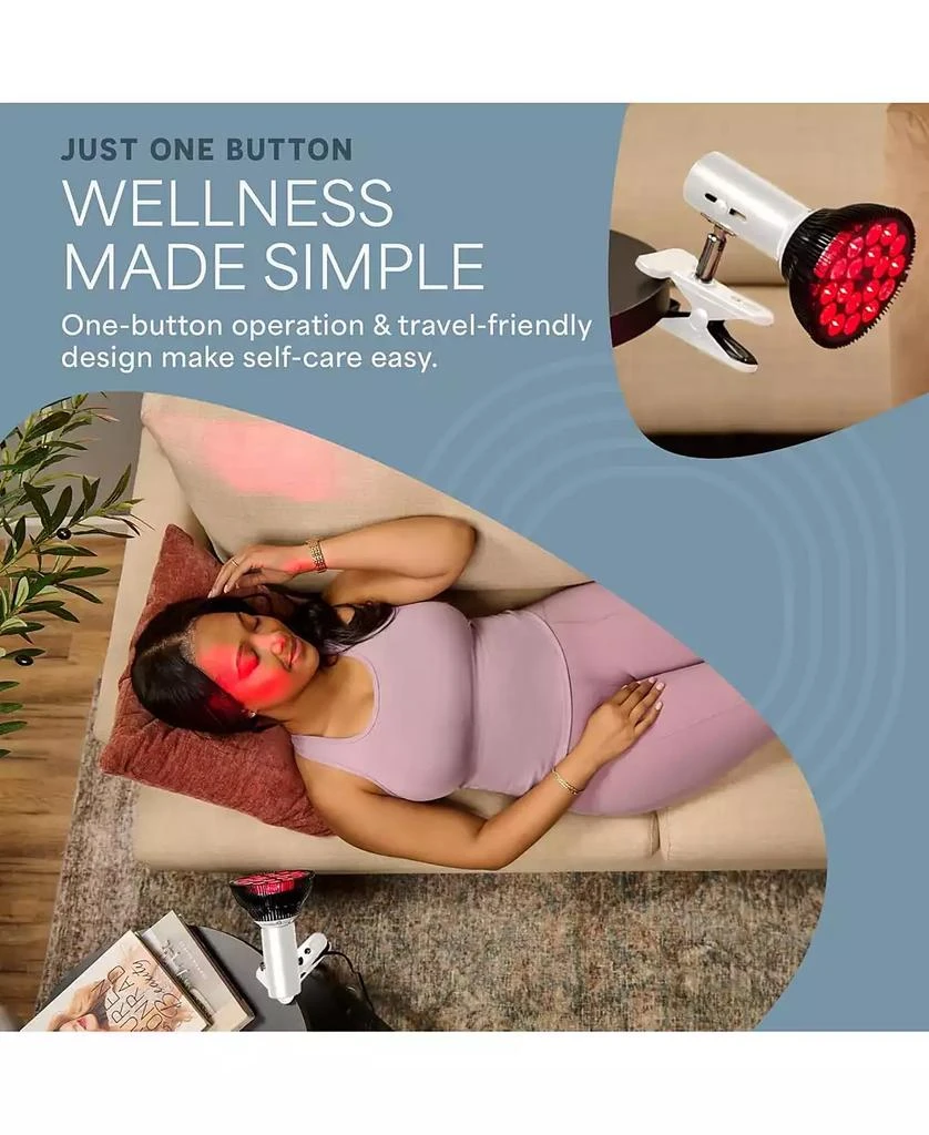 LifePro InfraGlow NIR 
Red Light Therapy Lamp with 18 LEDs – Infrared Therapy for Pain Relief, Skin Wellness, and Recovery 4