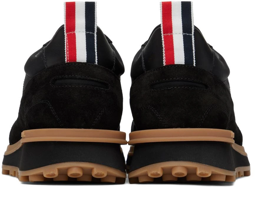 Thom Browne Black Tech Nylon Alumni Sneakers 2