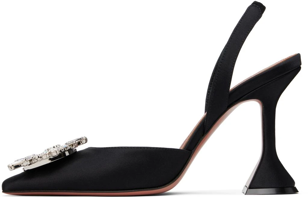 Amina Muaddi Black Begum Sling Heels 3