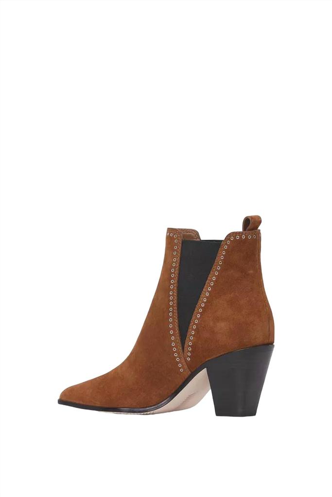 Paige Women's Lauren Ankle Boot In Cedar Suede