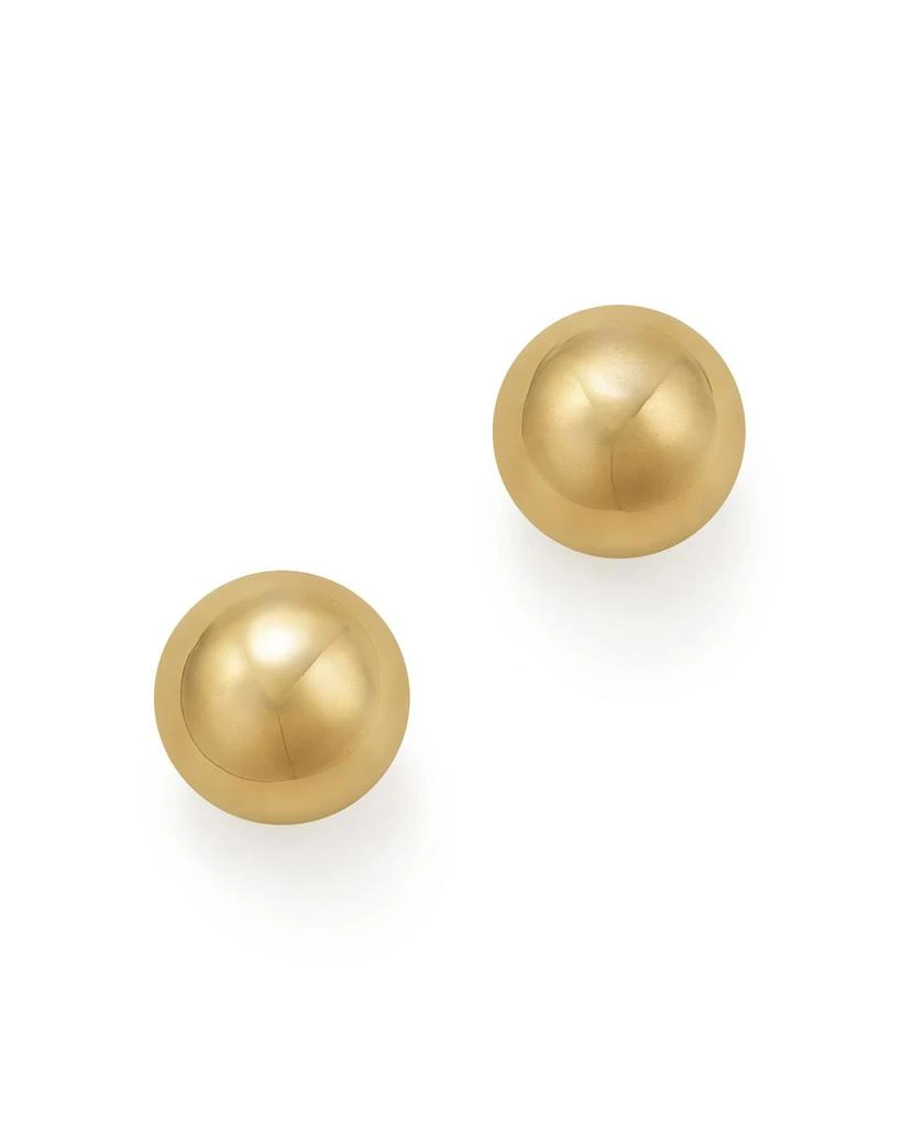 Bloomingdale's 14K Yellow Gold Ball Stud Earrings 1