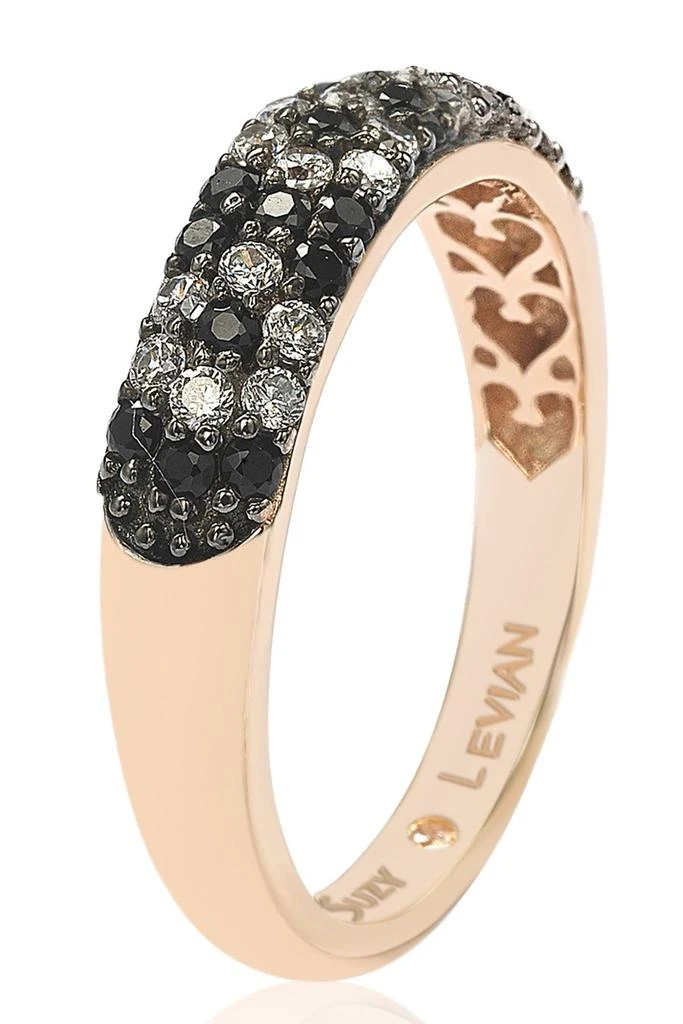 Suzy Levian 3-Row Pavé Cubic Zirconia Eternity Band Ring 5