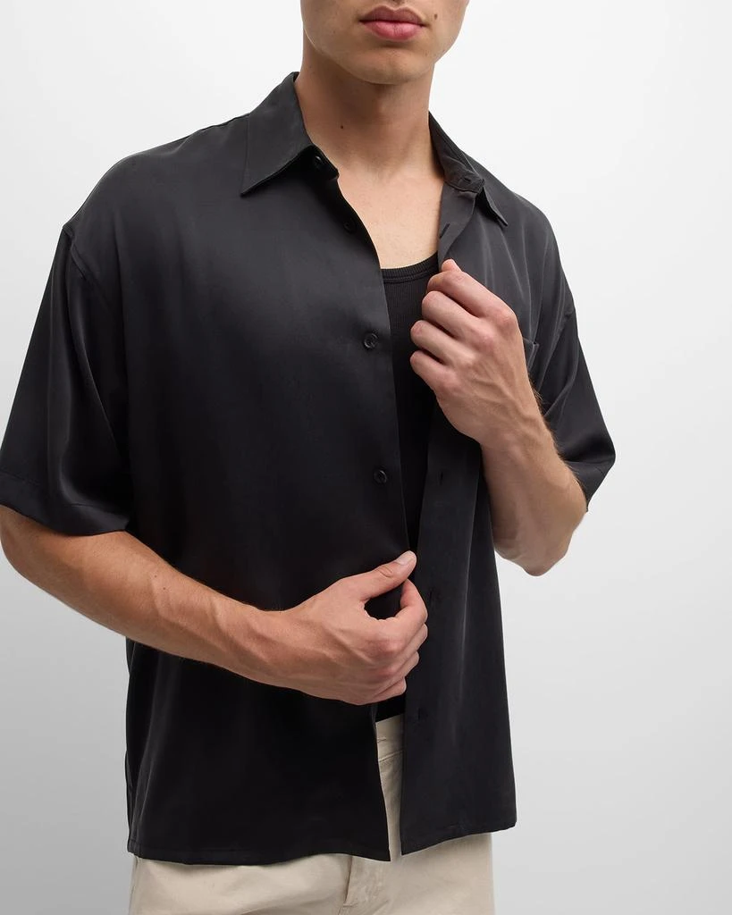 John Elliott Men's Brushed Silk Sport Shirt 6