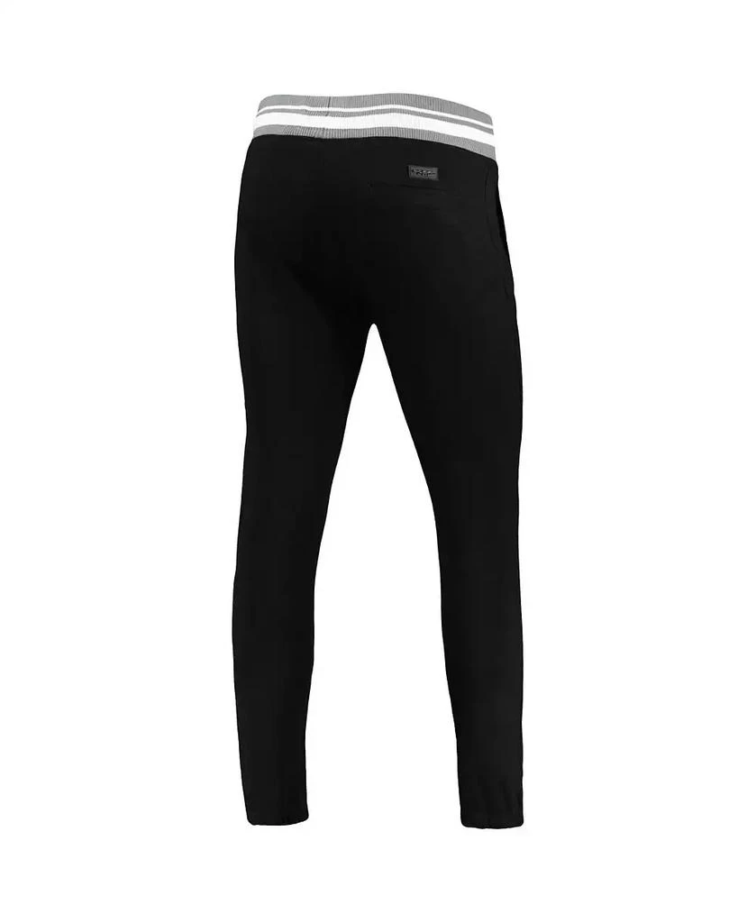 Pro Standard Men's Black Brooklyn Nets Mash Up Capsule Sweatpants 3