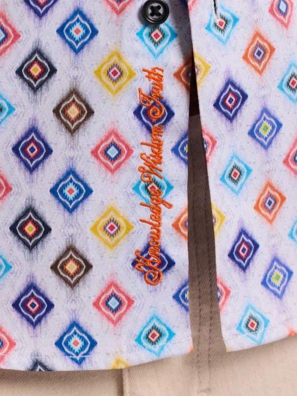 Robert Graham Peterman Geometric Cotton Shirt 5