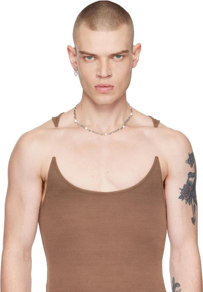 Alan Crocetti Silver Pearl Choker 2