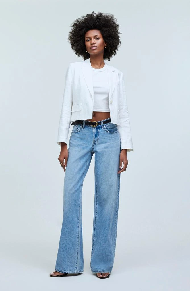 Madewell Crop Linen Blazer 6