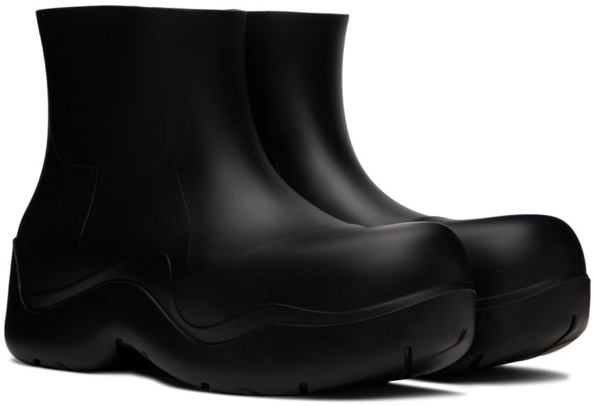 Puddle boots Bottega Veneta Green size 41 EU in Rubber