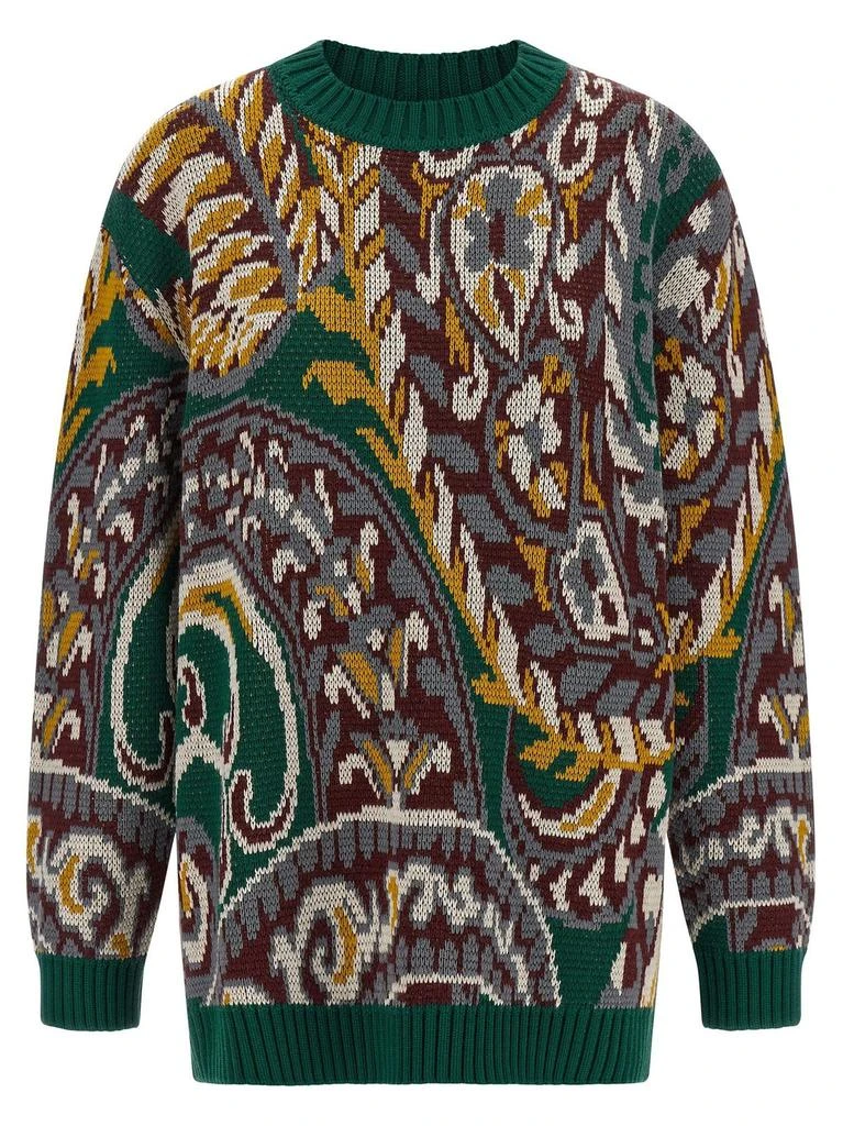 ETRO Etro Jacquard Drop Shoulder Jumper 1