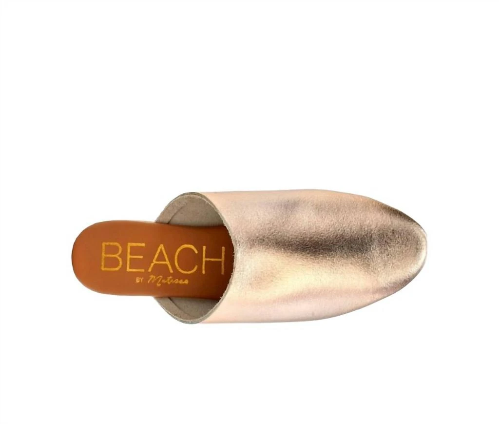 Matisse Women's Siren Mule In Rose Gold 3