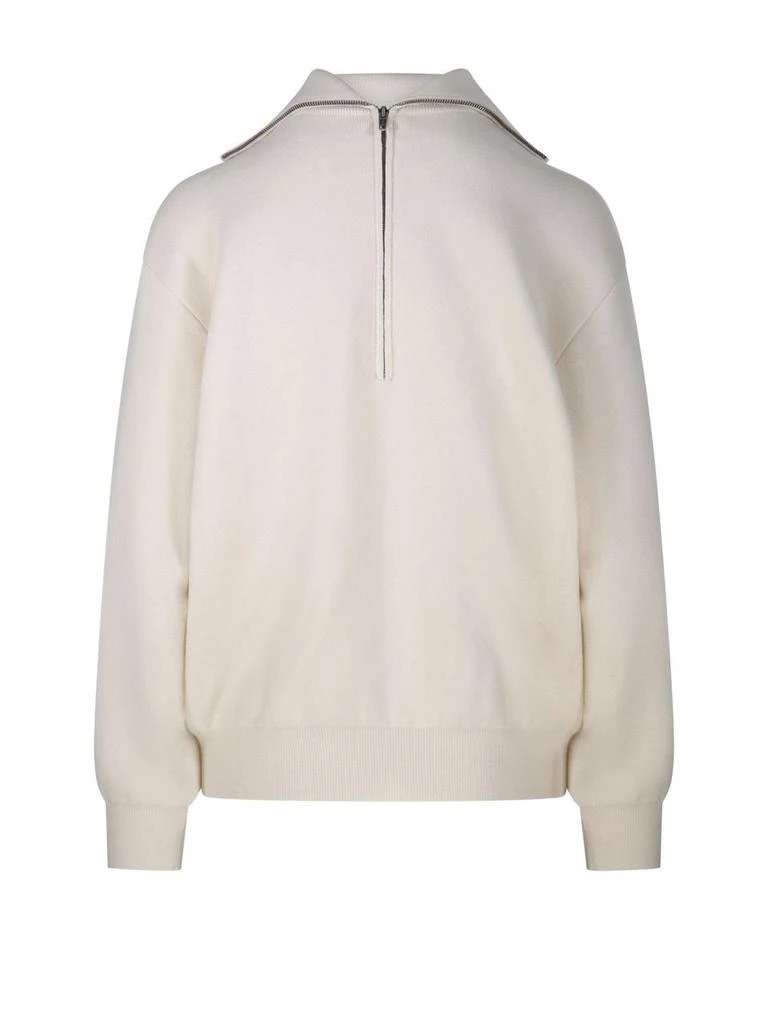Balenciaga Balenciaga Half-Zip Knitted Jumper 2