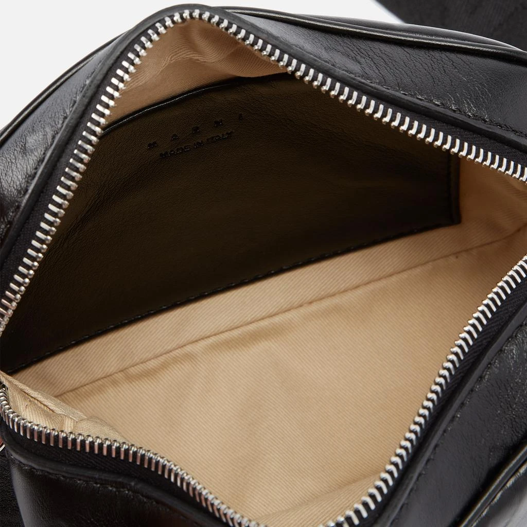 Marni Logo-Debossed Faux Leather Crossbody Bag 4