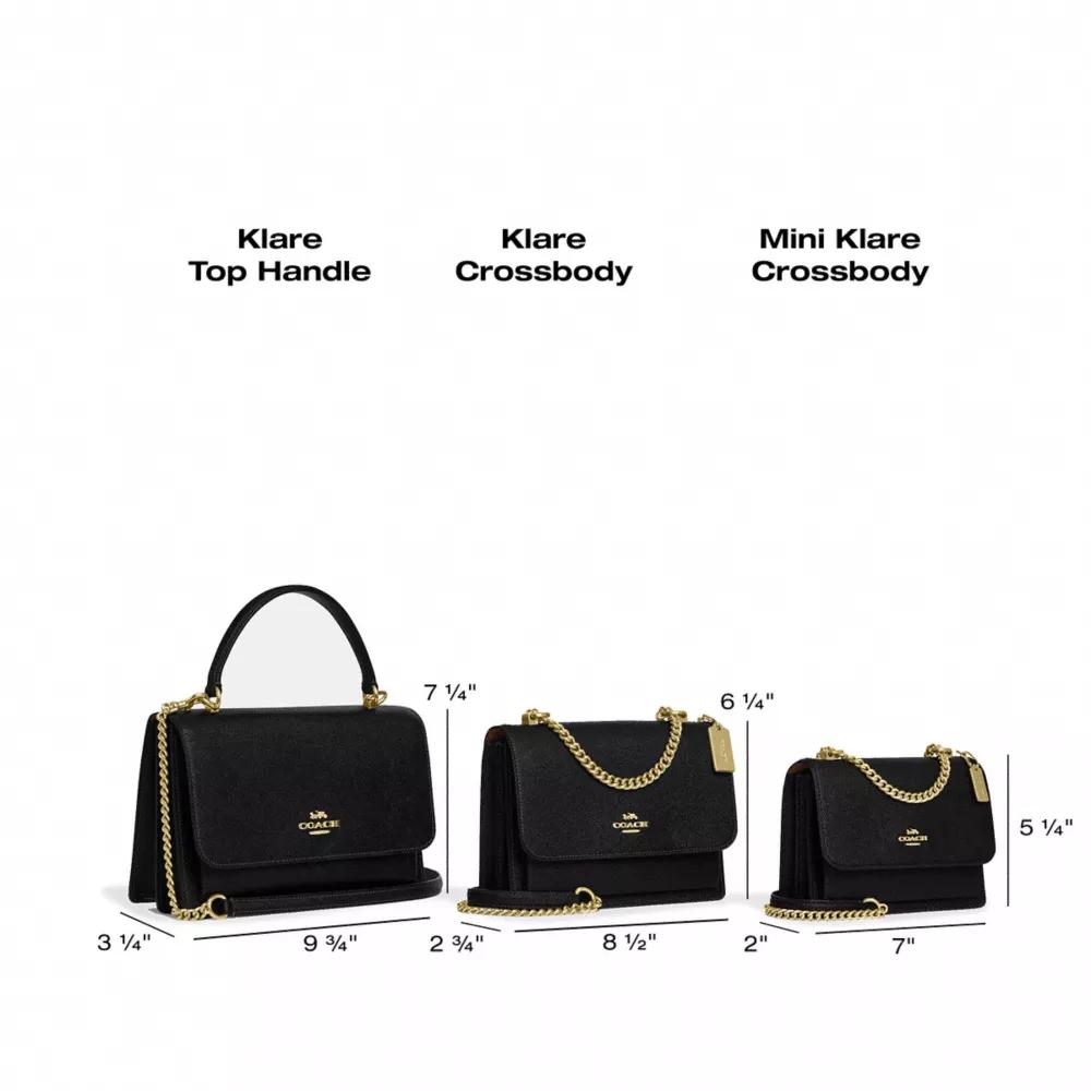 【COACH】Klare Crossbody Bag★Blocked Signature Canvas★ Coach Klare Crossbody Bag In Blocked Signature Canvas