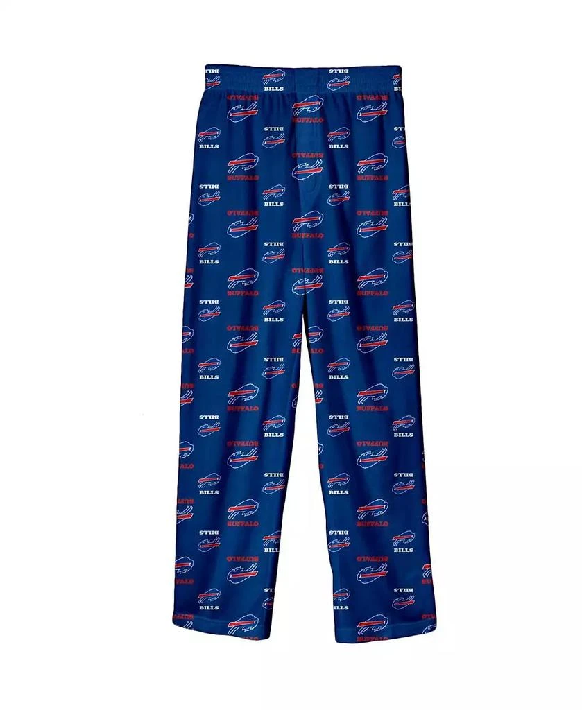 Outerstuff Big Boys Royal Buffalo Bills Team-Colored Printed Pajama Pants 1