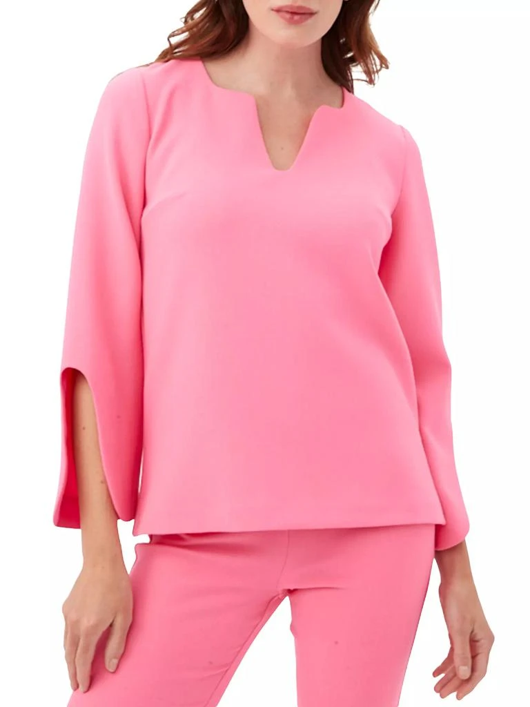 Trina Turk Fathom Bell-Sleeve Top 1