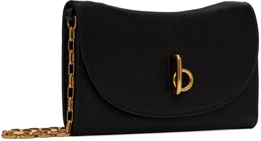 Burberry Black Rocking Horse Chain Strap Wallet Bag 2