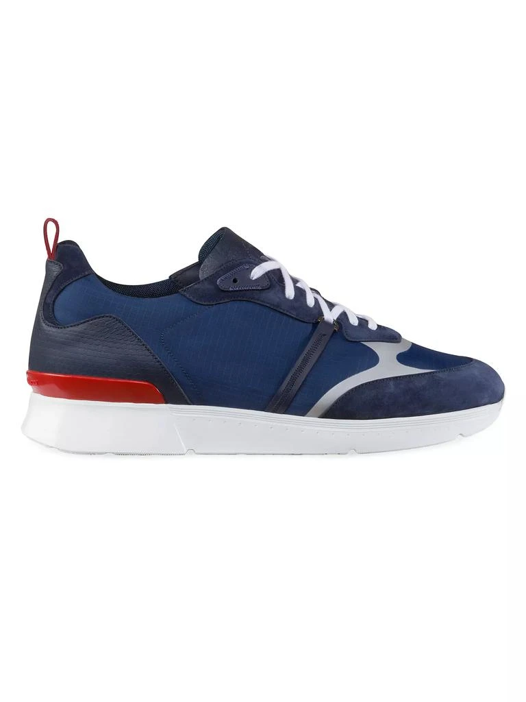 Stefano Ricci Suede And Snakeskin Sneakers 1