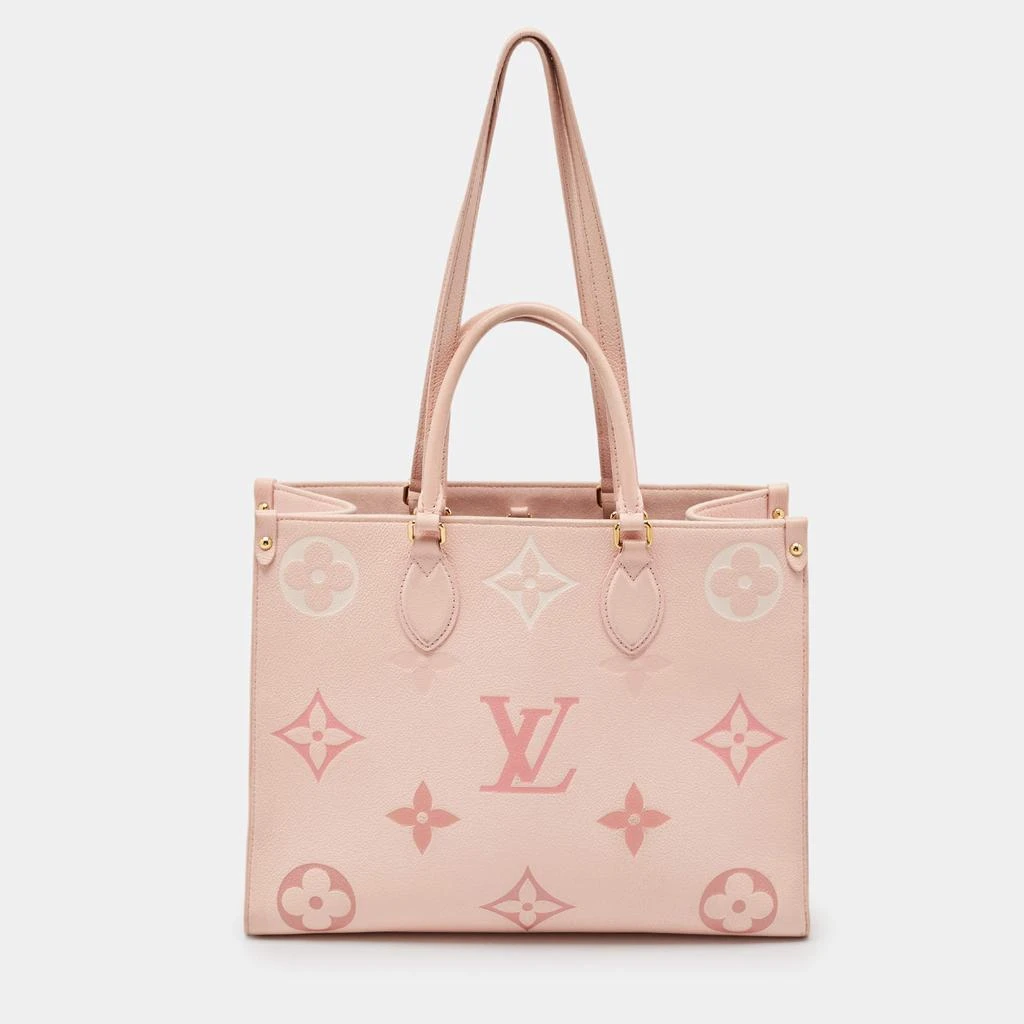 Louis Vuitton Louis Vuitton Pink Monogram Empriente Leather Giant Onthego MM Bag 4