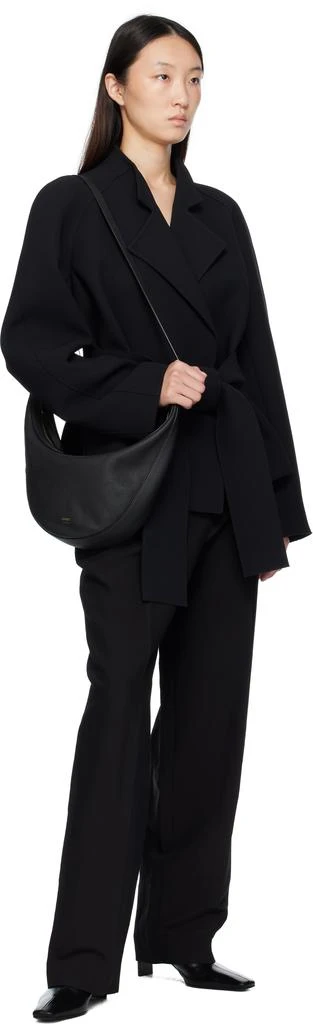 Khaite Black Ona Ankle Boots 5