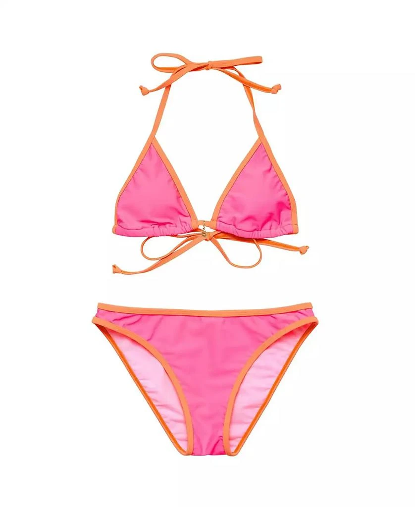 Snapper Rock Big Girls Sunset Sorbet Teen Triangle Bikini
