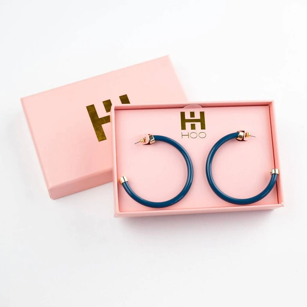 Hoo Hoops Hoo Hoops - Women
s Acrylic Hoop Earrings 3