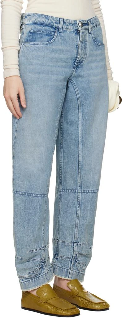 Jil Sander Blue Darted Jeans 2