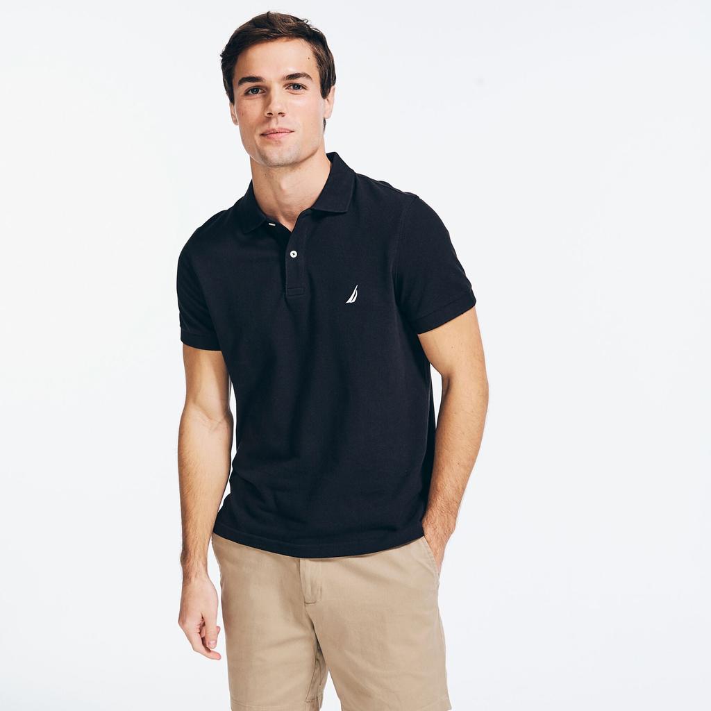 Nautica Mens Slim Fit Deck  Polo