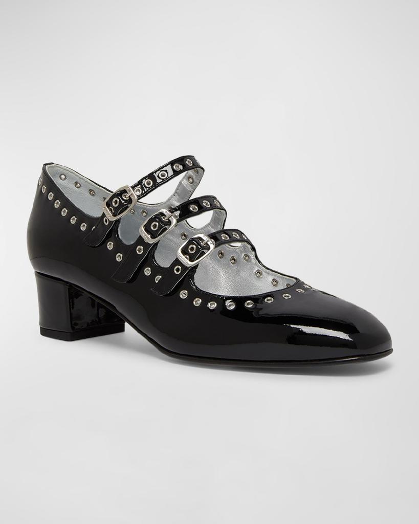 CAREL Camden Grommet Patent Mary Jane Pumps