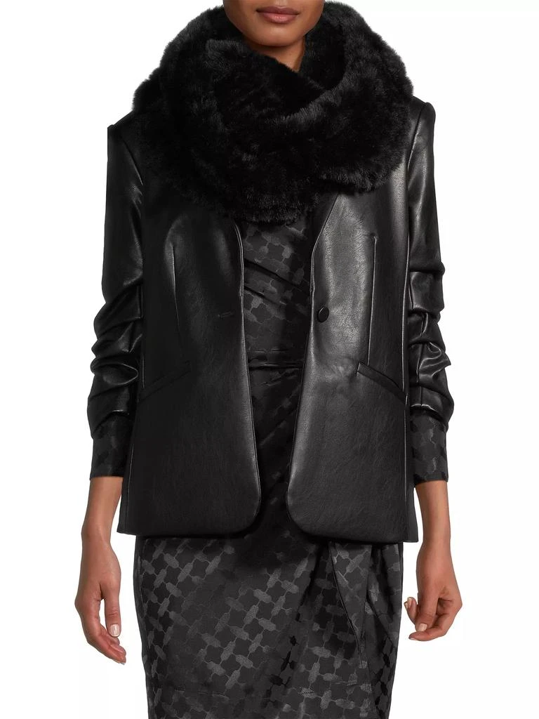 Surell Faux Fur Loop Scarf 1