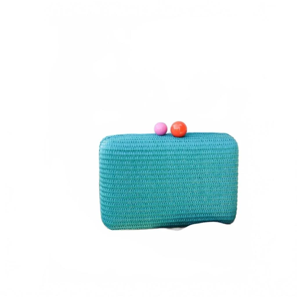 Shiraleah Women
s June Minaudiere Bag In Aqua 2