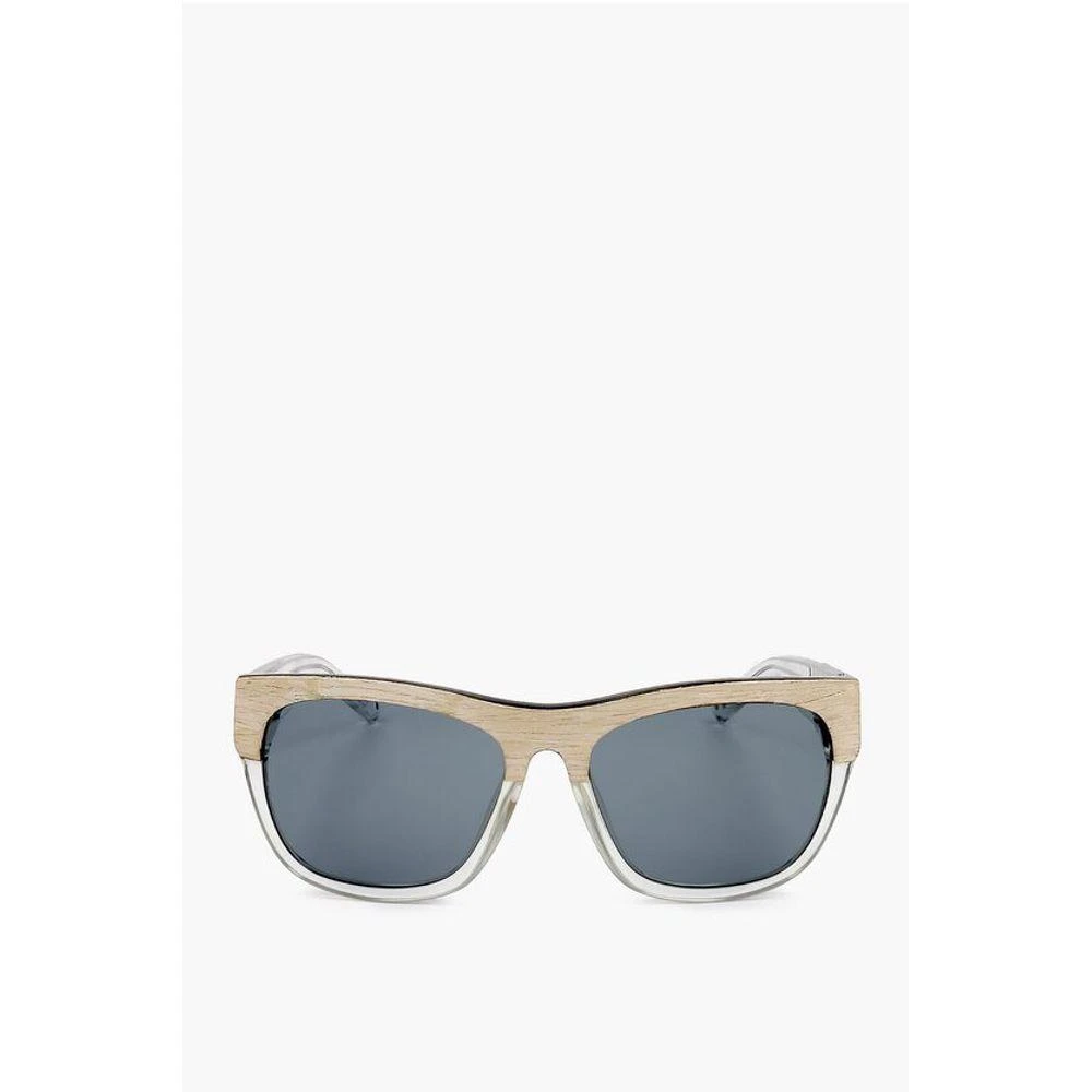 Linda Farrow PHILLIP LIM Wayfarer Sunglasses with Wood Effect Men's Detail 1