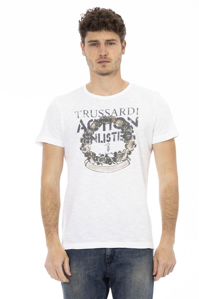 Trussardi Action Trussardi Action White Cotton T-Shirt