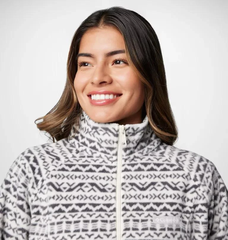 Columbia Columbia Women's Benton Springs  Printed Full Zip Fleece Jacket- 5