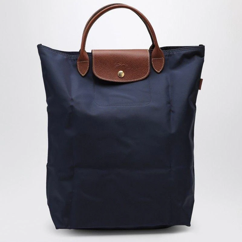Longchamp Longchamp Navy M Le Pliage Shopping Bag 1
