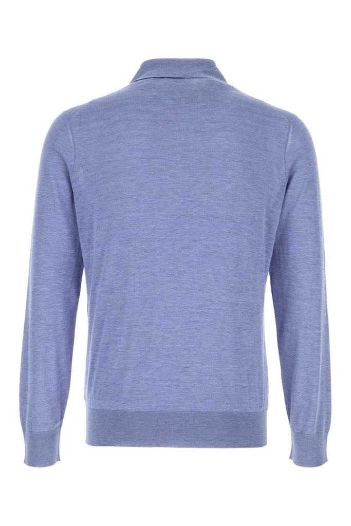 Brunello Cucinelli Brunello Cucinelli Long-Sleeved Knitted Polo Shirt 2