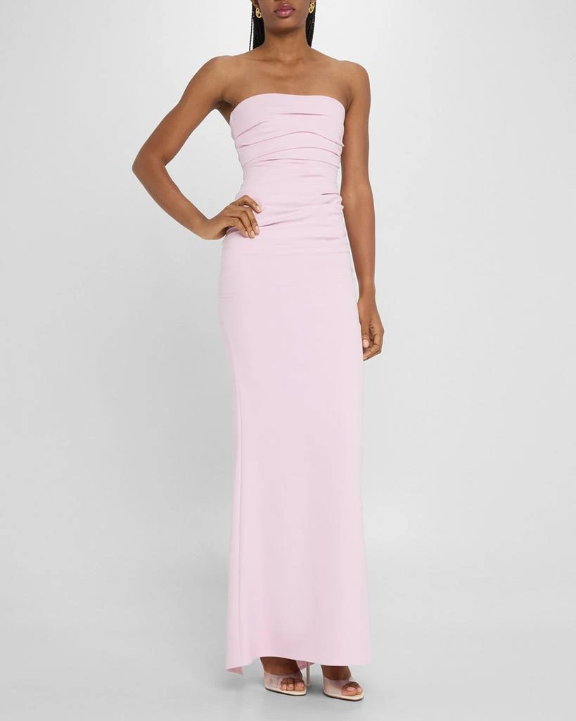Maticevski Intoxicate Strapless Ruched Maxi Gown 2